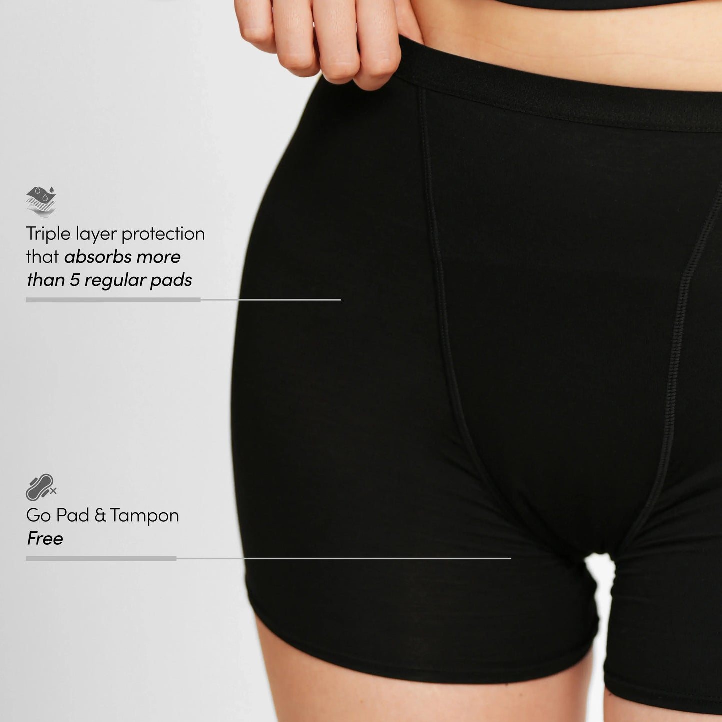 Classic Boyshort - Black