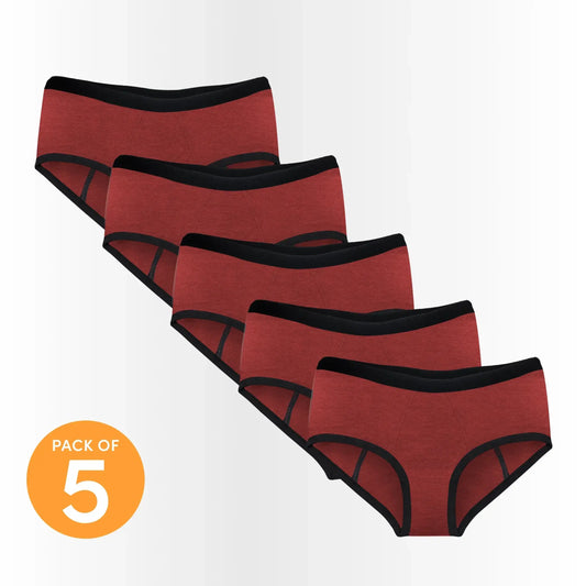 Hip Hugger - Maroon (Pack of 5)