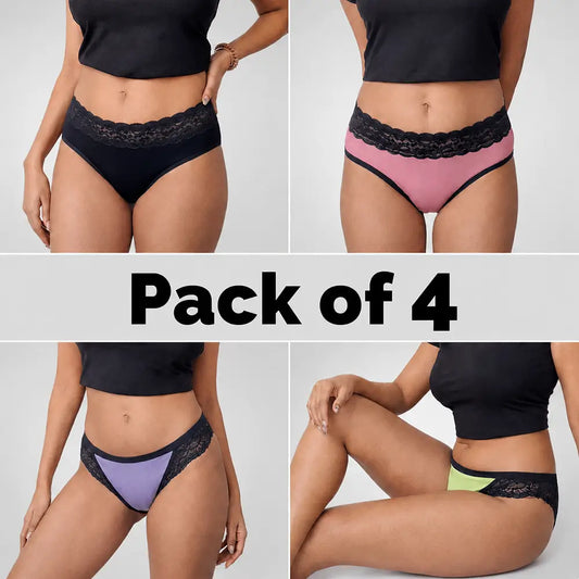 The Lace Edit - Pack of 4