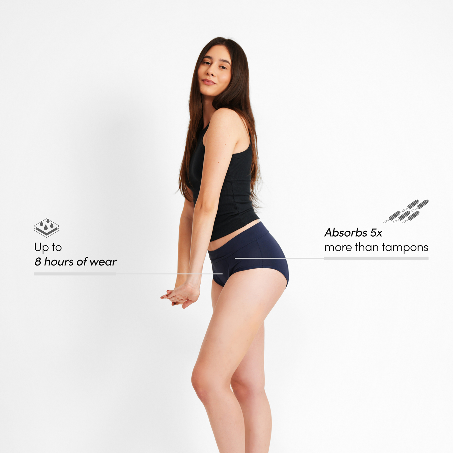 Seamfree Hip Hugger - Navy