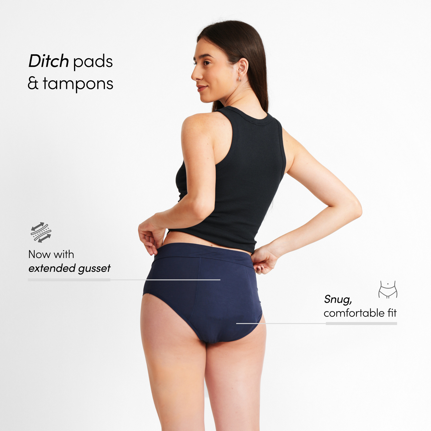 Seamfree Hip Hugger - Navy