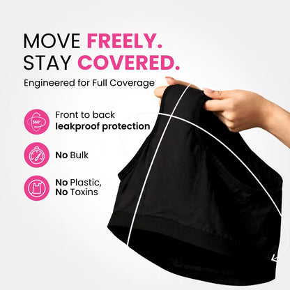 Hip Hugger – Black (Pack of 5)