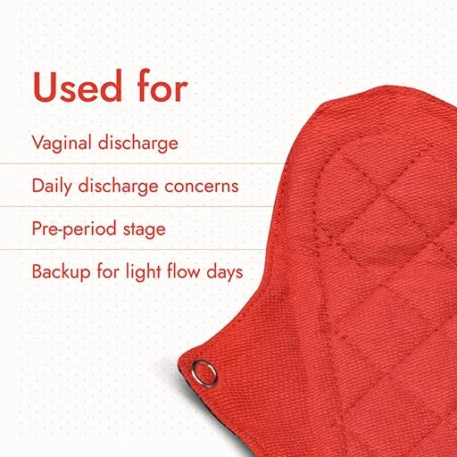 Revaa Everyday Reusable Panty Liners - Red - Pack of 3