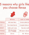 Revaa Everyday Reusable Panty Liners - Red - Pack of 3