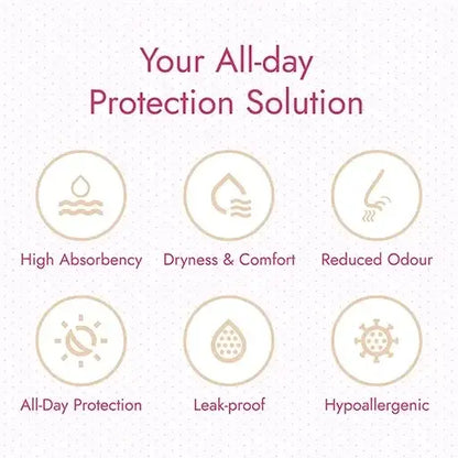 Revaa Ultra-Absorbent Reusable Sanitary Pad - Pink - Pack of 4