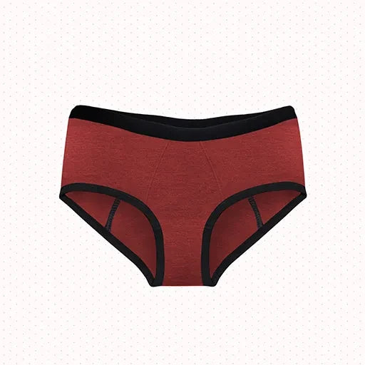 Revaa Comfort Fit Washable Period Panty - Maroon