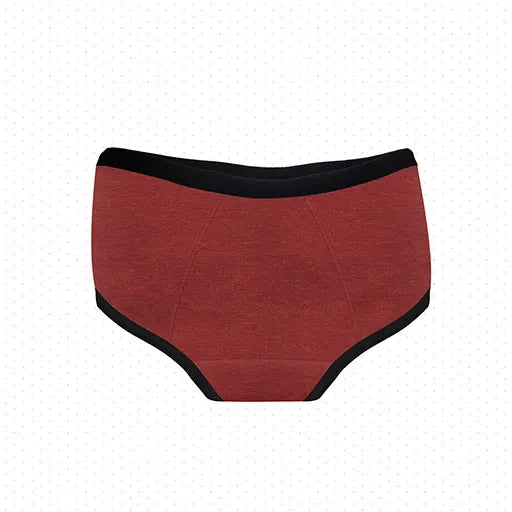 Revaa Comfort Fit Washable Period Panty - Maroon