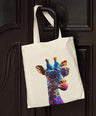 Revaa Sturdy Giraffe Print Tote