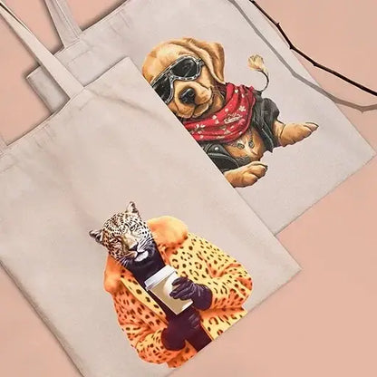 Stylish Mafia Dog Tote Bag for Eco - Conscious Fashion