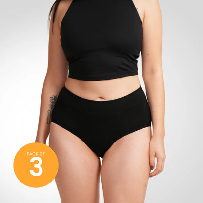 Hiphugger Lovers - Black (Pack of 3)