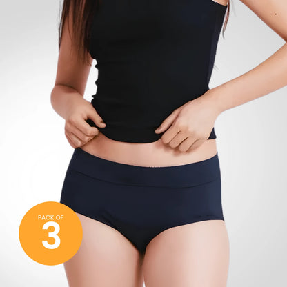 Hiphugger Lovers - Navy (Pack of 3)