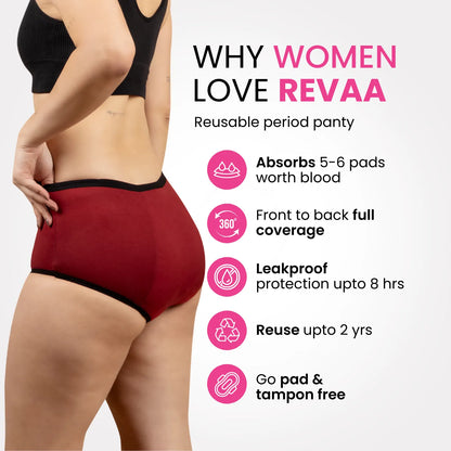 Hip Hugger - Maroon (Pack of 3)