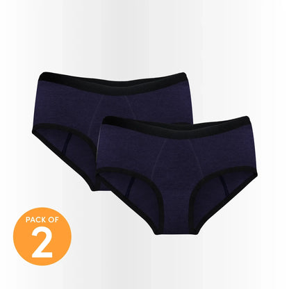 Hip Hugger - Navy (Pack of 2)