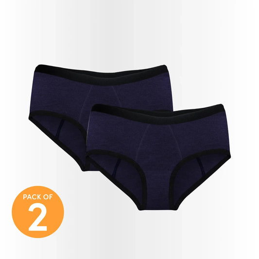 Hip Hugger - Navy (Pack of 2)