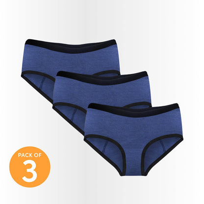 Hip Hugger - Denim (Pack of 3)