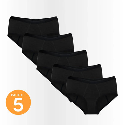 Hip Hugger – Black (Pack of 5)