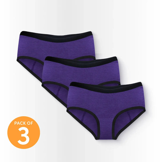 Hip Hugger - Purple (Pack of 3)