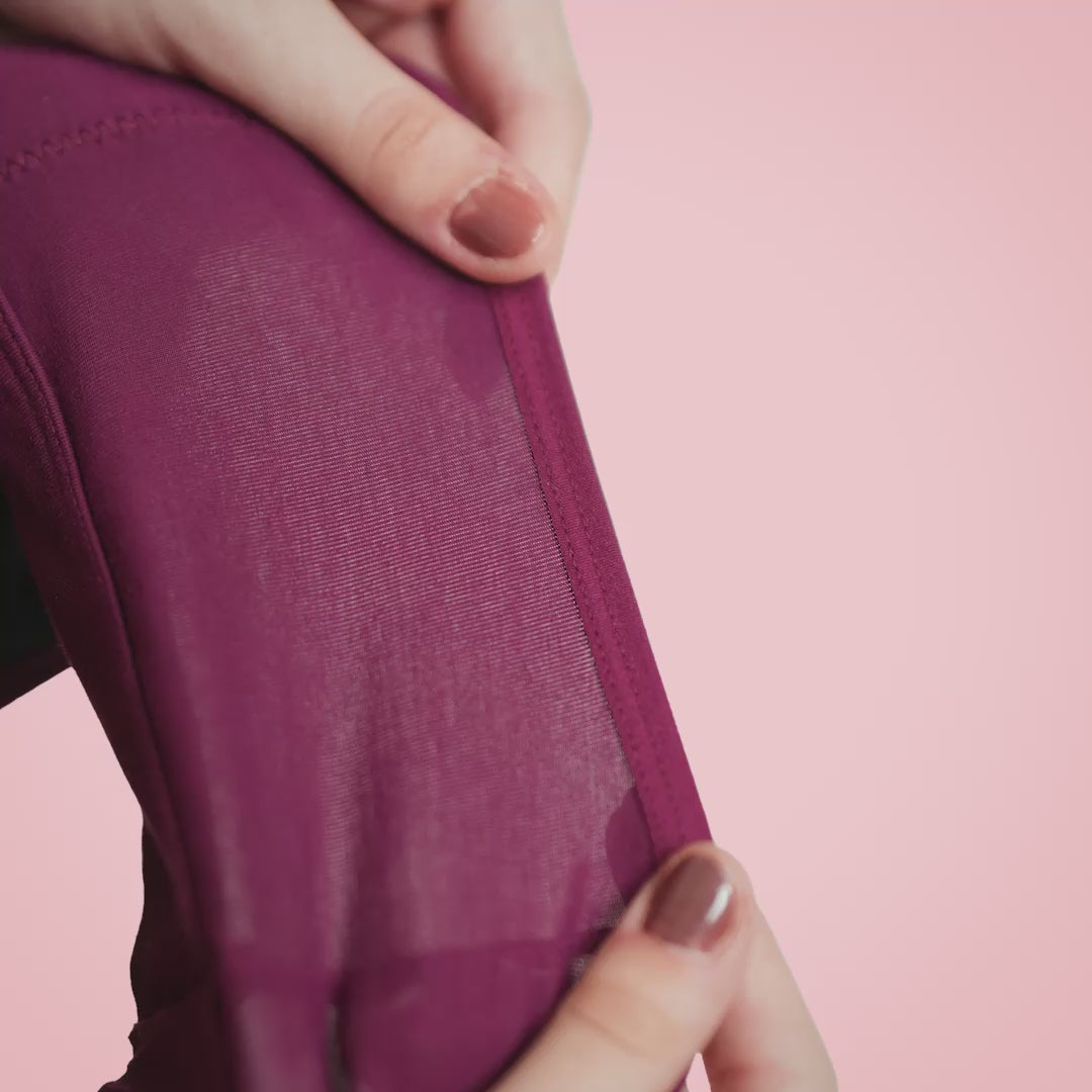 Classic Boyshort - Wine